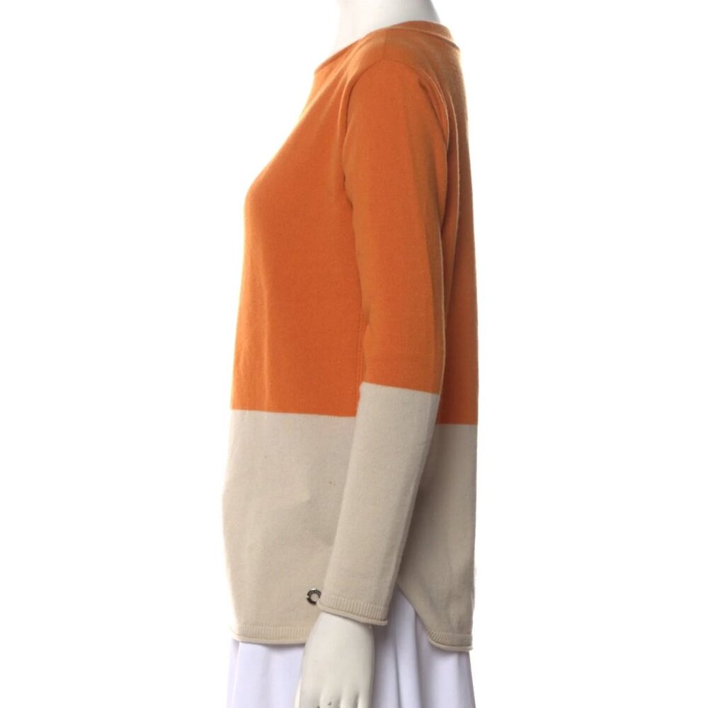 New Loro Piana 100% cashmere boatneck bateau colorblock knit pullover sweater - Picture 2 of 16